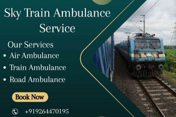 Use Sky Train Ambulance Services in Siliguri at Affordable Rates