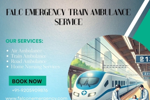 With the Direct Access to FALC Train Ambulance from Ranchi You can Travel without Any Trouble
