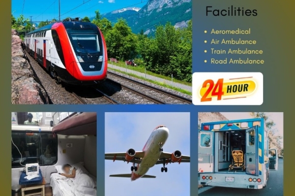 FALC Train Ambulance in Patna Operates with Skilled Medical Crew Offering Risk-Free Repatriation