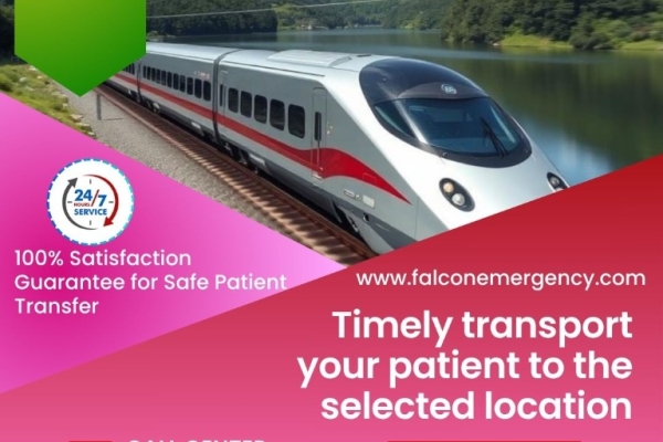 FALC Train Ambulance from Kolkata- Presents a Favorable Environment during the Relocation