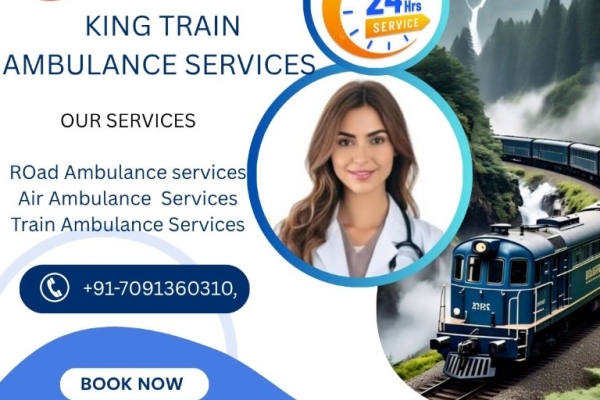 Get King Train Ambulance Service for Patients in Jabalpur Now