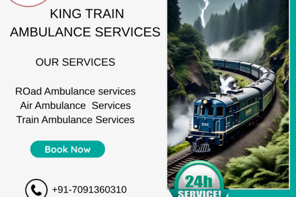 Choose King Train Ambulance Service in Raipur for your patient now.