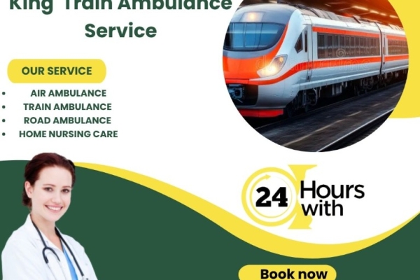 King Train Ambulance Service in Nagpur provides the facility to your patient