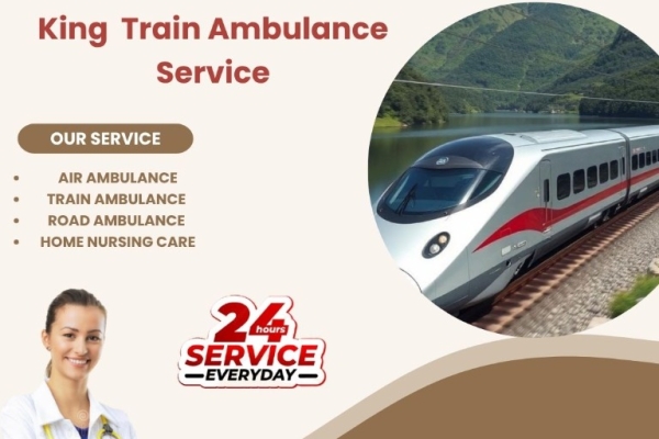 King Train Ambulance Service in Dibrugarh provides the facility of fast transfer