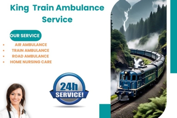 King Train Ambulance Service provides a hospital transportation facility to patients in Bhopal