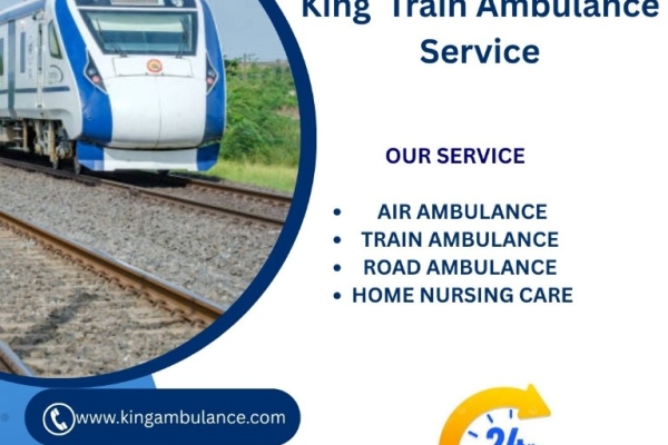 King Train Ambulance Service in Varanasi provides fast transfer of your patient