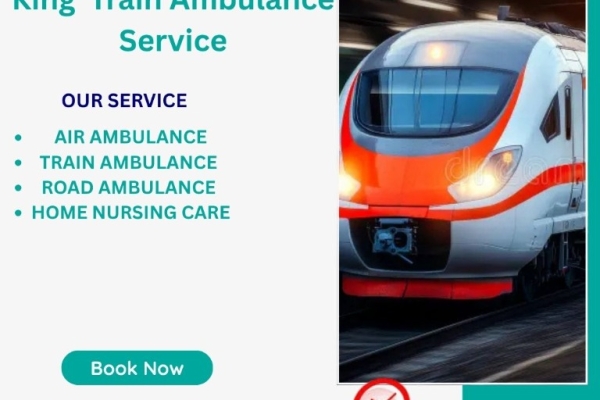 King Train Ambulance Service in Nagpur transports your patient to their destination