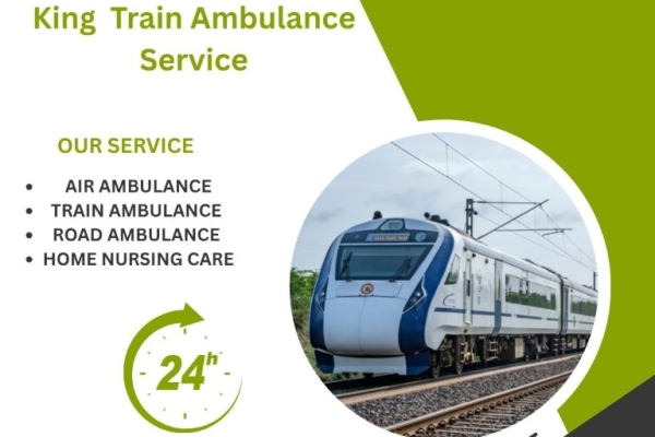 King Train Ambulance service in Bhopal provides fast transfer of patients to their destination