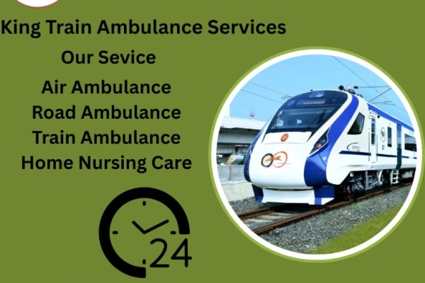 Critical Cases Handled with Full-Time Attention by  KIng in its Train Ambulance