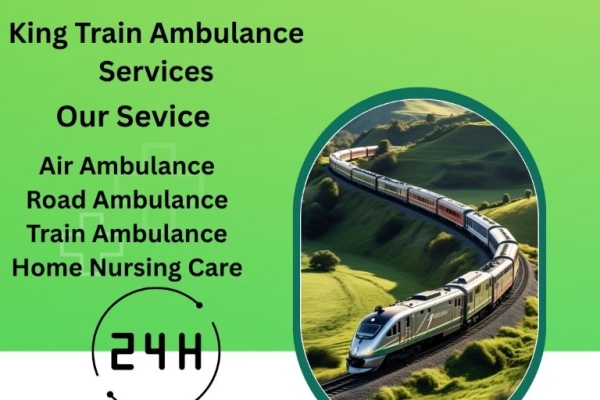 King Train Ambulance Services in Darbhanga is used to transfer patients