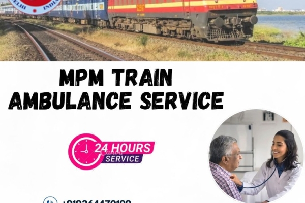 In Mumbai, MPM Provided ICU Facilities in Train Ambulances to Transport Patients to Hospitals