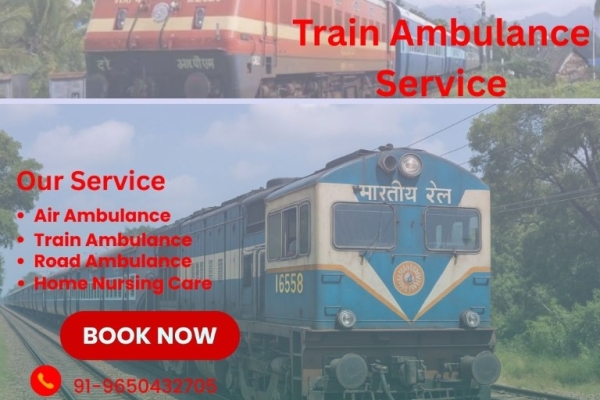 Medivic Aviation Train Ambulance Services in Ranchi Are Designed For Patient Transfers