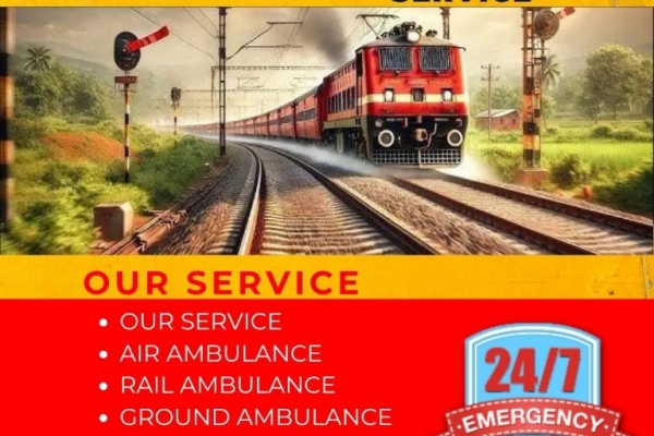 Medivic Aviation Train Ambulance in Kolkata Provides Continuous Transfer at Economical Prices