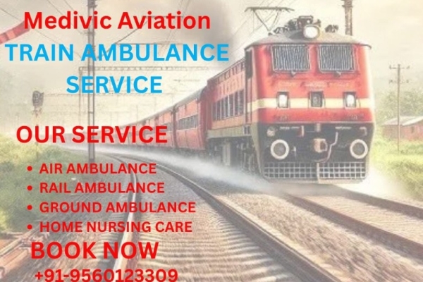 The Facility of Medivic Aviation Train Ambulance in Ranchi Will Be Very Helpful For the Patients