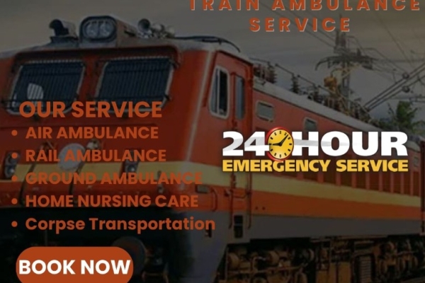 Medivic Aviation Train Ambulance in Patna Offers Medical Staff for the Safe Transport of Patients