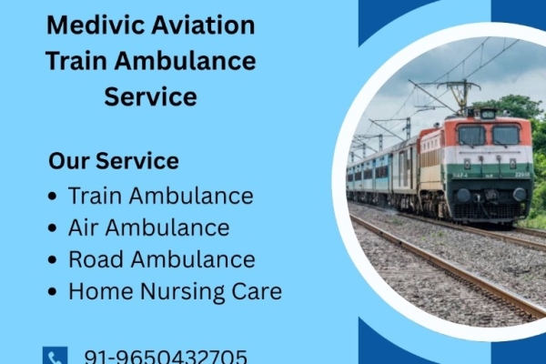 Patients Are Transported Carefully By Medivic Aviation Train Ambulance in Guwahati