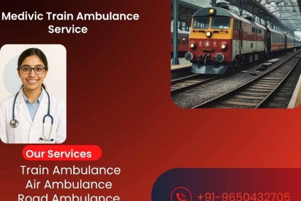 Medivic Aviation Stays Adaptable to Changes during Transit in Raipur in its Train Ambulance
