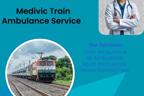 Medivic Aviation Gives Experienced Support during Transit in Patna in its Train Ambulance