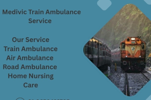 Medivic Aviation provides health-oriented transport services in Chennai with its train ambulance