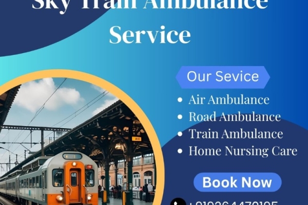 Choose Sky Train Ambulance Services for Bed-to-Bed Patient Transfer in Bhopal