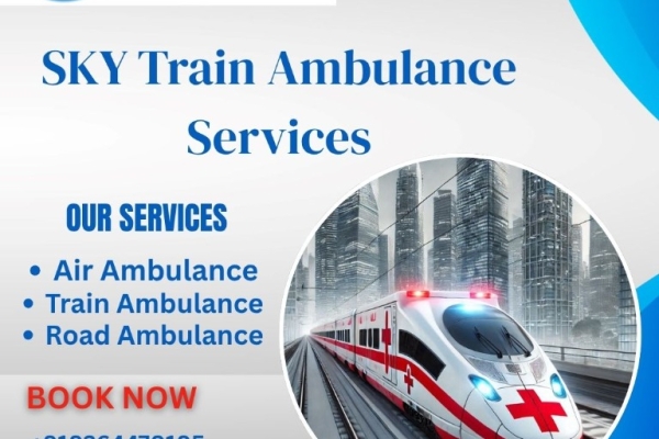 Use Medivic Train Ambulance services in Gorakhpur  under a competent doctor and nurse team.