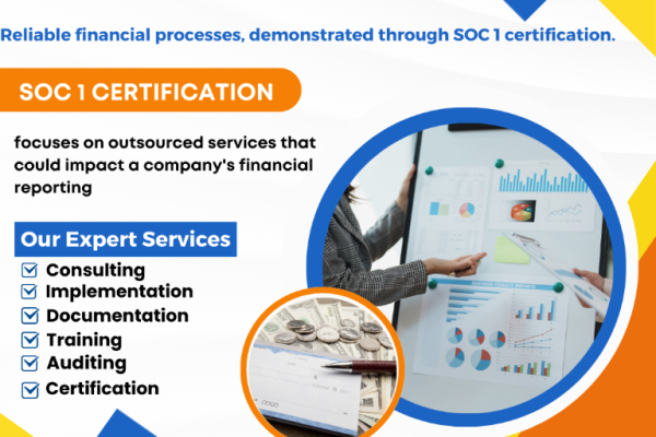 Get SOC 1 Certification in USA with Expert Consulting Support