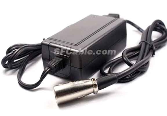 Scooter Battery Charger 24V 2A 3-Pin XLR