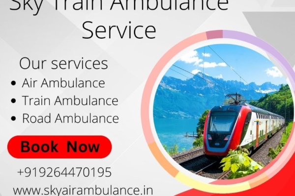 Hire a Sky Train Ambulance from Jabalpur at a nominal  fee and take your patient safely