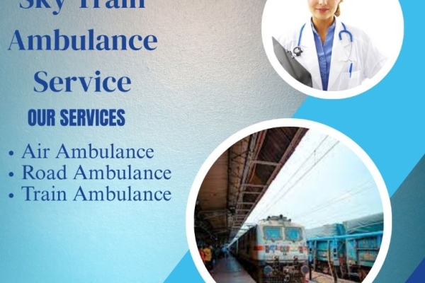 Use Sky Train Ambulance Service in Jabalpur for risk-free medical transportation