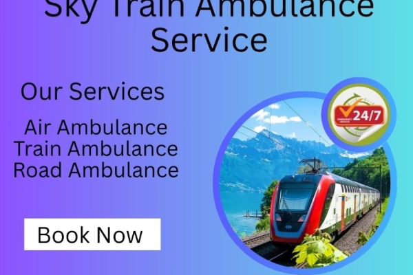 Use Sky Train Ambulance Services for Patient Care in Siliguri