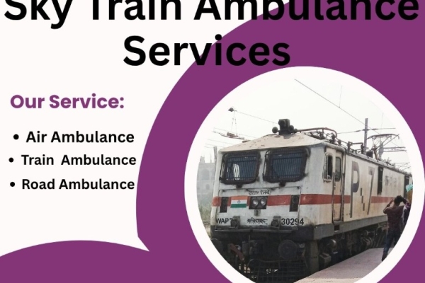 Avail Sky Train Ambulance Services in Guwahati to take care of patients in emergency situations.
