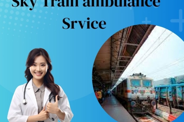Use Sky Train Ambulance Service in Indore to take your critical patient to a hospital in Indore