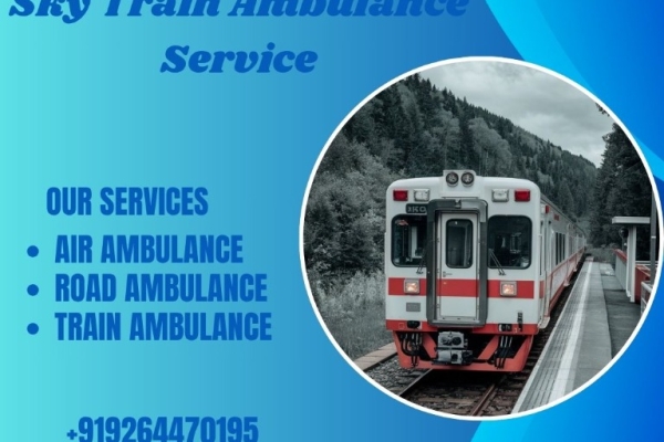 Book Sky Train Ambulance Services with Hi-Tech Medical Facilities in Nagpur