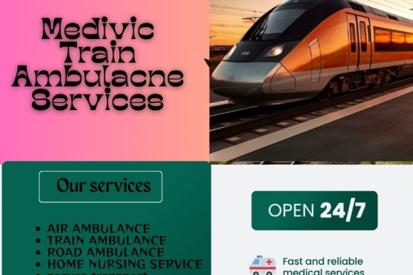 Medivic Train Ambulance in Patna Helps You Transport Patients in Any Situation