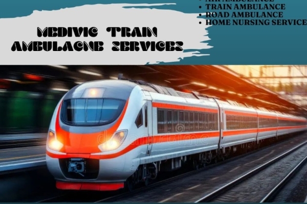 Medivic Train Ambulance in Delhi handles all procedure minutely