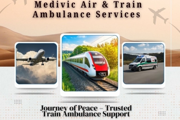 Medivic Fast and Secure train Ambulance in Patna has now become easy and safe