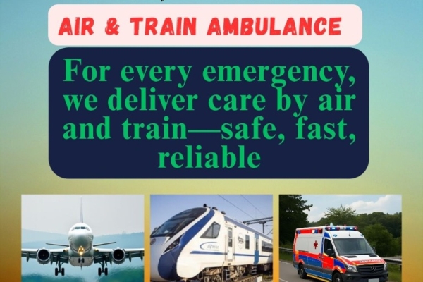 Experience exceptional care with Panchmukhi Train Ambulance while traveling in Patna