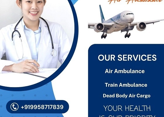 Vedanta Air Ambulance Service in Gorakhpur for Secure and Reliable Patient Transfer Service