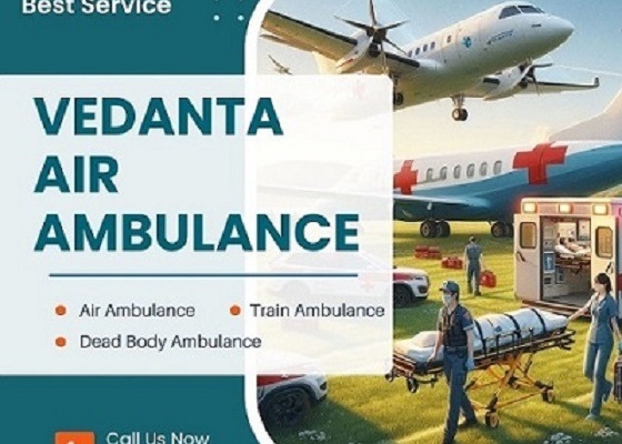Vedanta Air Ambulance Service in Ranchi for Quickly and Finest Patient Transfer Service