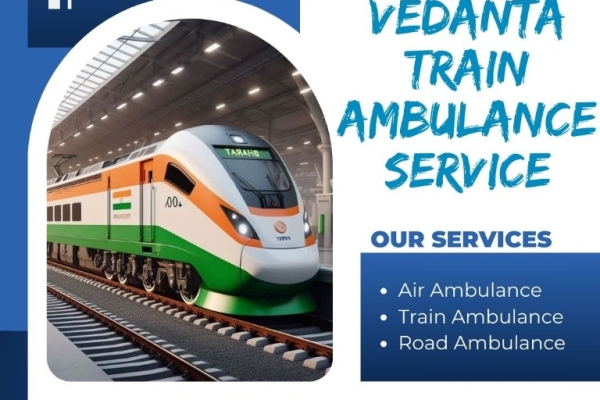For patient safety during transfers, choose Guwahati's Vedanta Train Ambulance