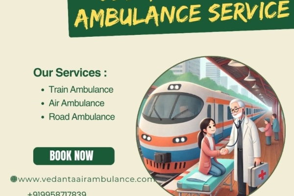 In Bangalore, Vedanta is the primary supplier of Train Ambulance Services