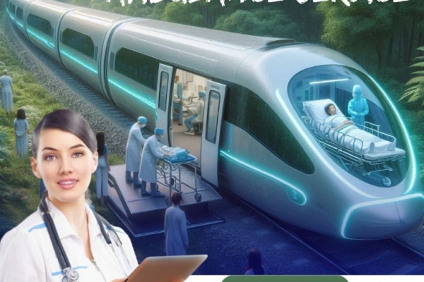 In Kolkata, Vedanta Train Ambulance offers all the required medical services