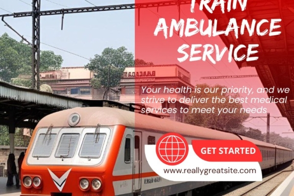 During your transfer in Mumbai, receive priority care from Vedanta Train Ambulance