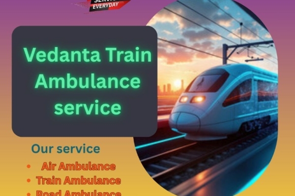 Travel without any hassle or tension with Vedanta Train Ambulance in Bhilai