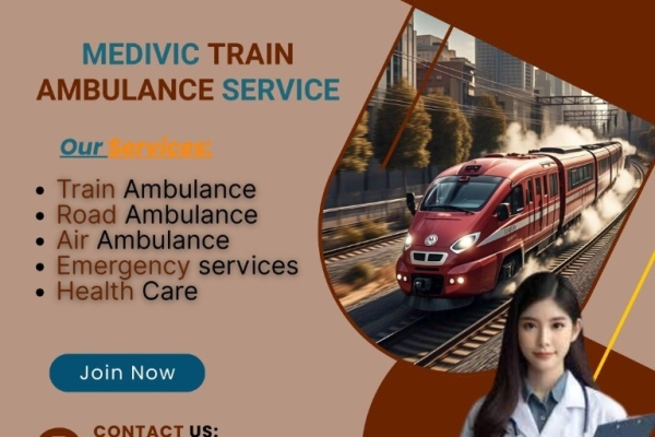 Utility Medivic Train Ambulance in Mumbai is a helping hand for families dealing with health issues
