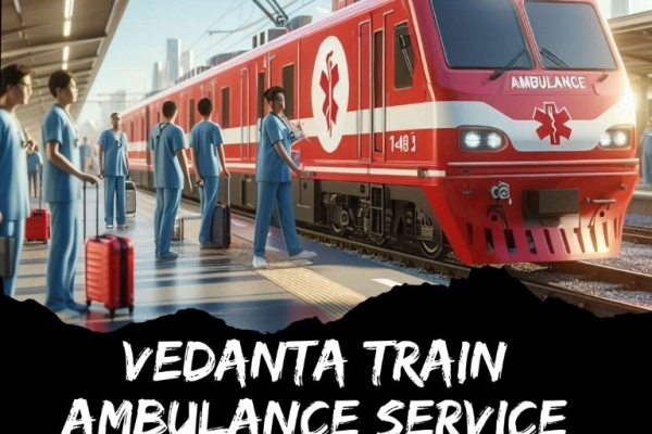 Vedanta Train Ambulance in Bangalore is the Greatest for Long-Distance Medical Care