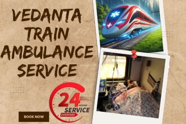 Vedanta offers the Tightest Patient Approach Train Ambulance in Bangalore at Night