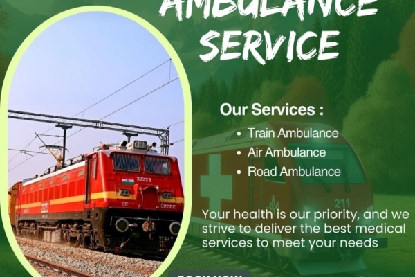 In Kolkata, Vedanta provides a reasonably priced, fully furnished Train Ambulance