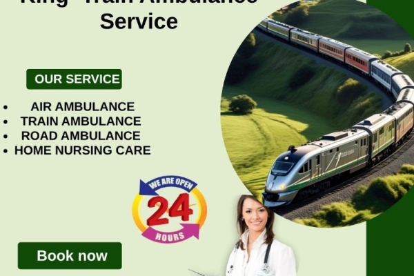 King Train Ambulance service in Nagpur provides a speedy transfer of patients to their destination.