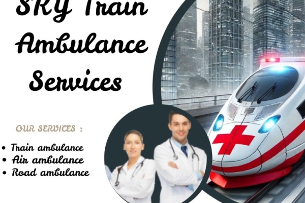 Hire the best Sky Train Ambulance Services in Jamshedpur under a specialist doctor and a paramedic team
